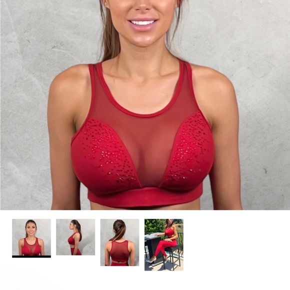 Embelished sports bra never used - Picture 2 of 5